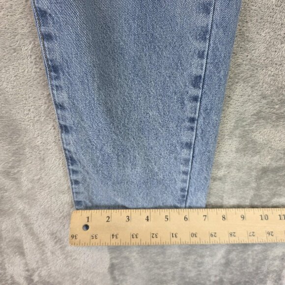 Cotton On Jeans Womens 4 Light Wash Mom High Rise Distressed Denim Tapered Leg - Picture 7 of 11